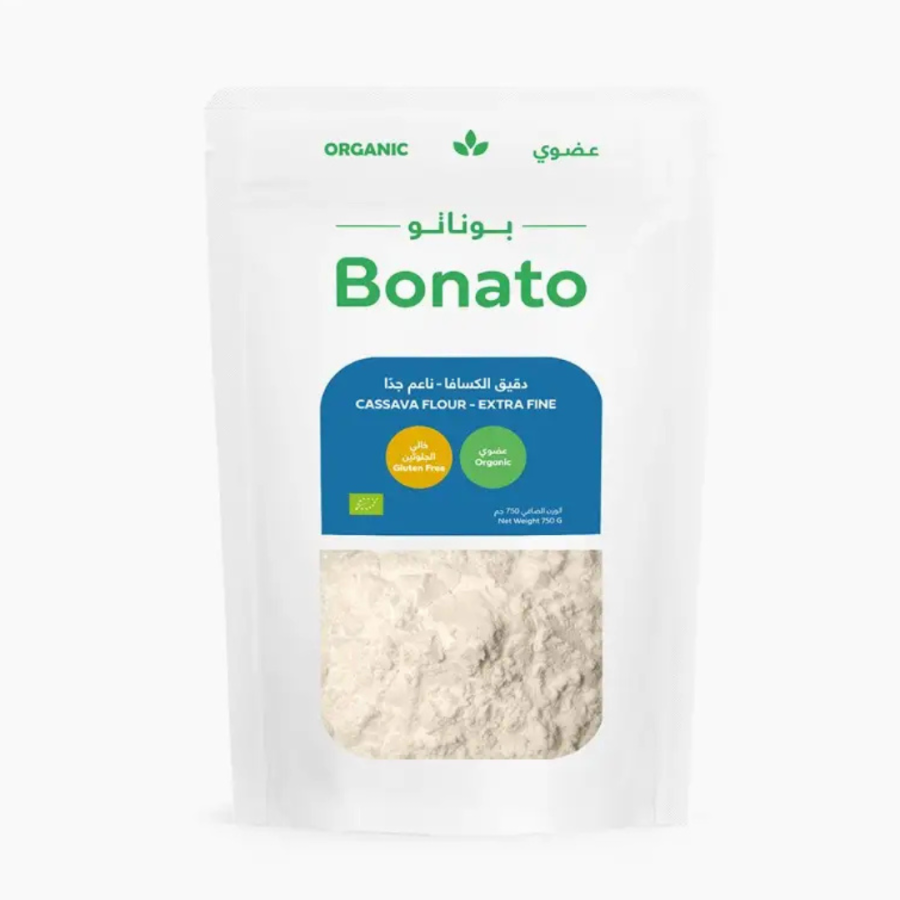Natureland Organic Cassava Flour - Extra Fine 750g