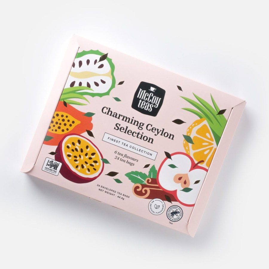 MCCOY CHARMING CEYLON SELECTION 24 ENV TEA BAGS