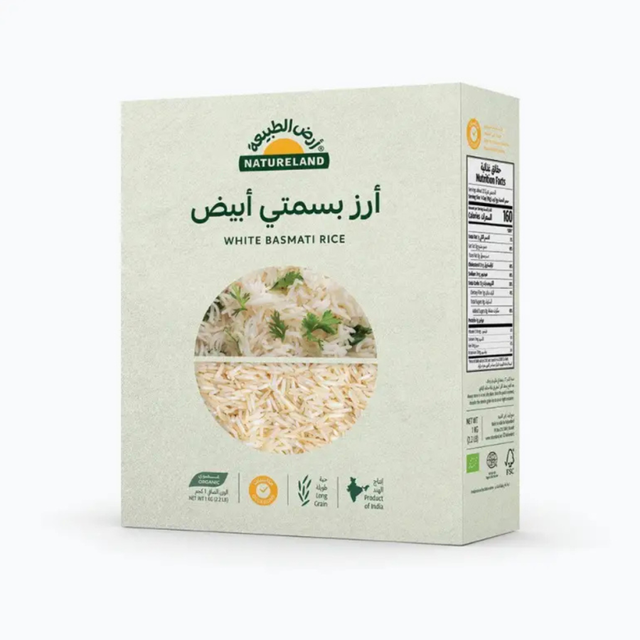 Natureland White Basmati Rice 1kg