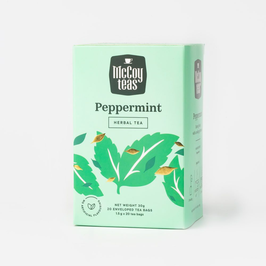 MCCOY PEPPERMINT 20 ENV TEA BAGS