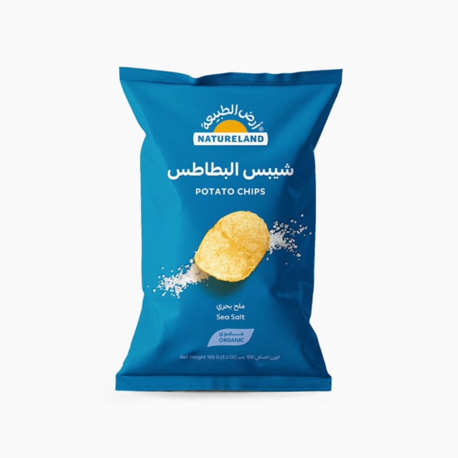 Natureland Sea Salt Chips 100g
