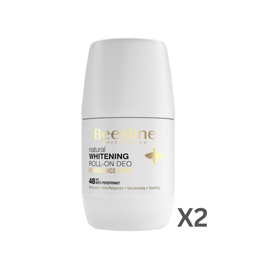 BEESLINE WHITE DEO ROLL ON FRAG FREE 50ML