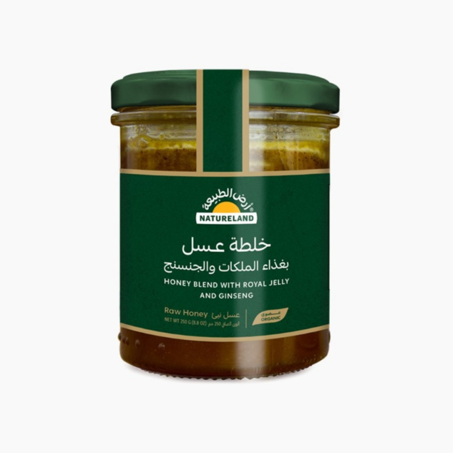 Natureland Honey Blend Royal Jelly and Ginseng 250g