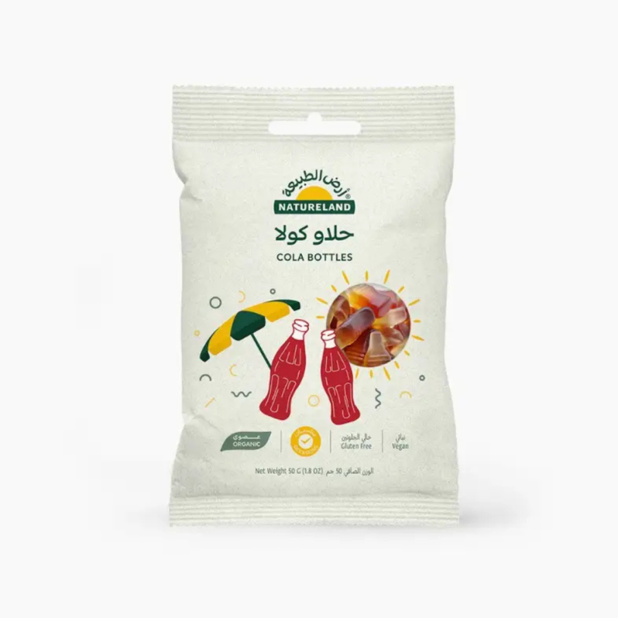 Natureland Cola Bottles 50g