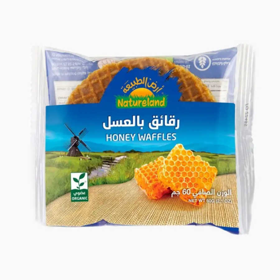 Natureland Honey Waffles 60g