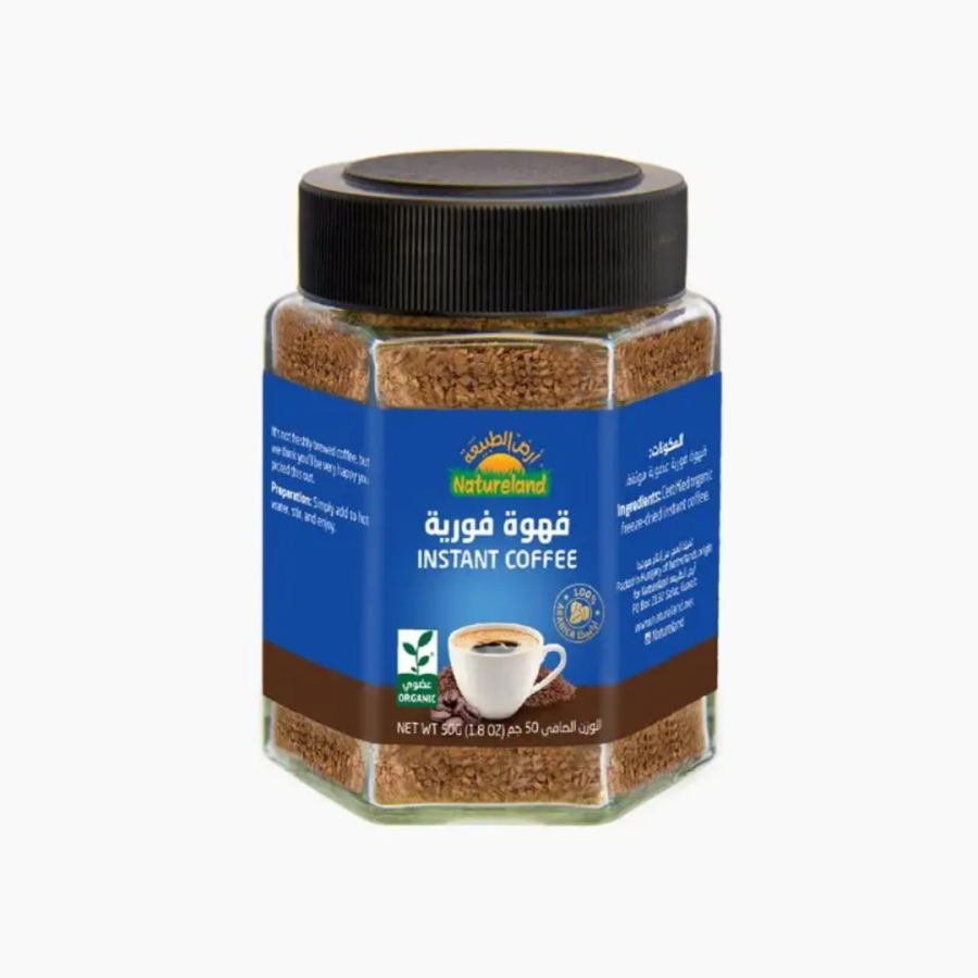 Natureland Instant Coffee Dark Roast 50g