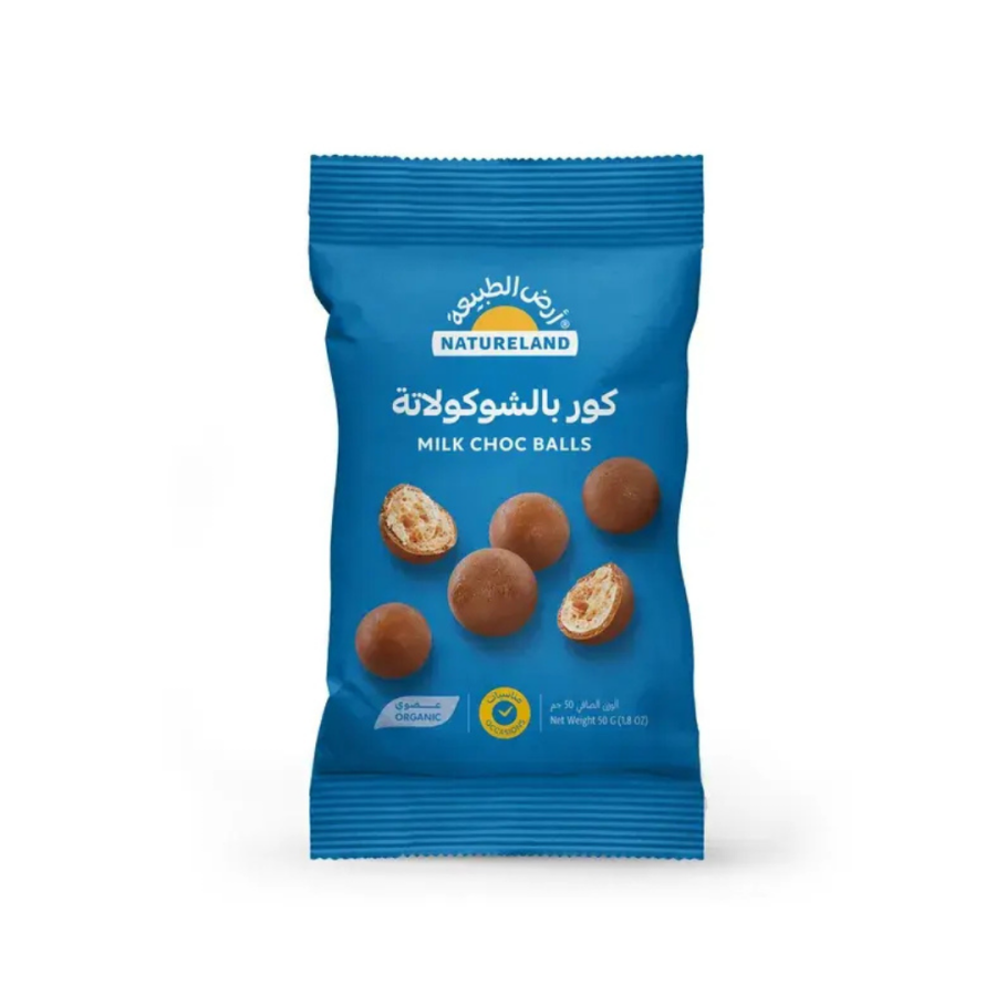 NL Natureland Pink Choc Balls 50g