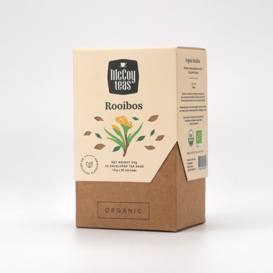 MCCOY ROOIBOS 20 ENV TEA BAGS