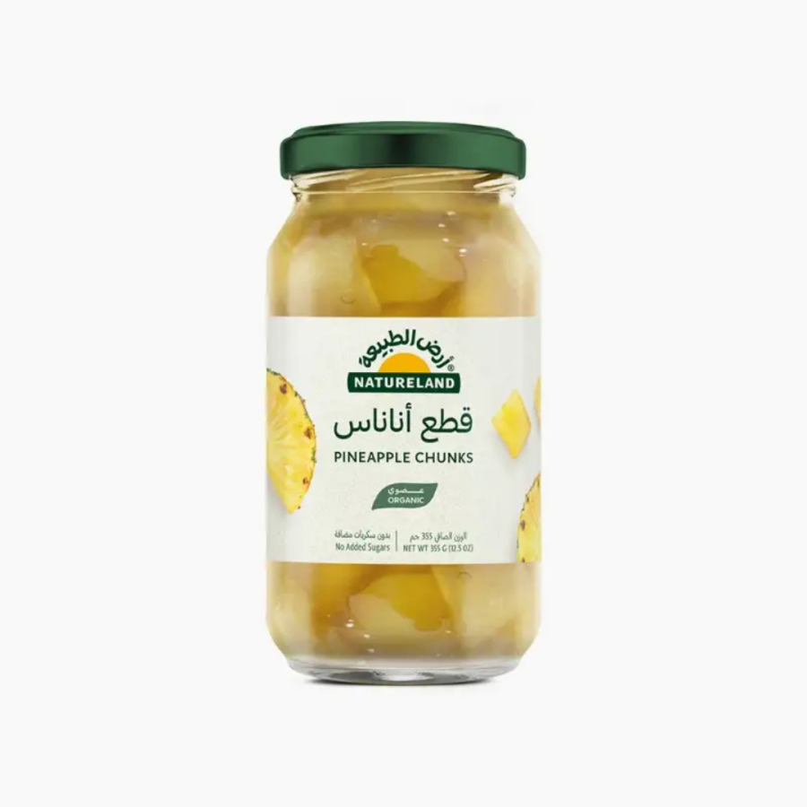 Natureland Pinapple Chunks 355g