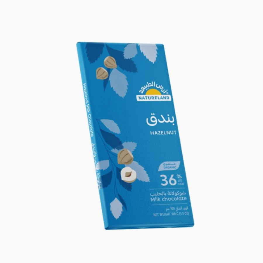 Natureland Hazelnut Milk Chocolate 100g