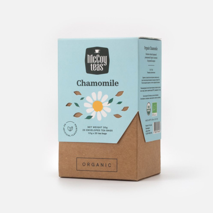 MCCOY ORG CHAMOMILE 20 ENV TEA BAGS