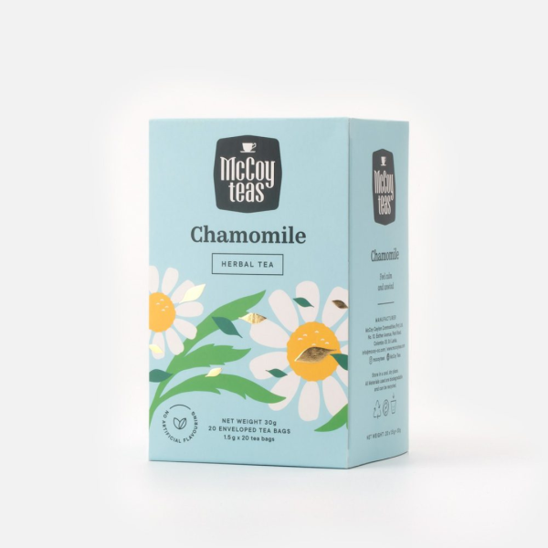 MCCOY CHAMOMILE 20 ENV TEA BAGS