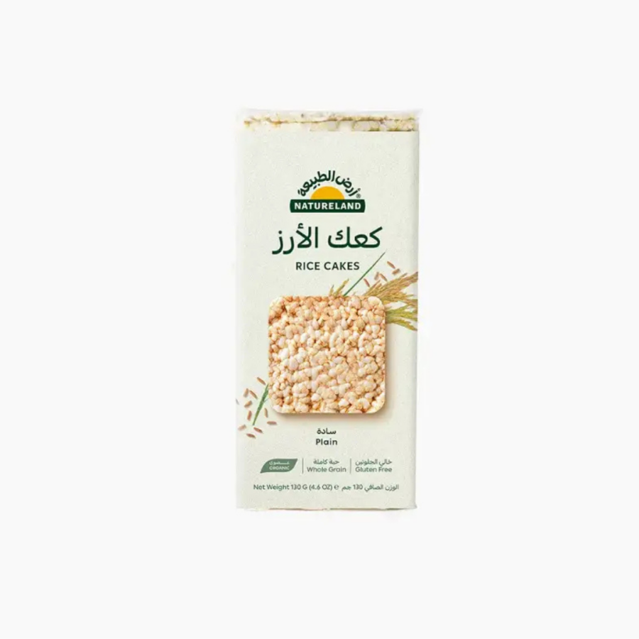 Natureland Rice Cakes Plain 130g