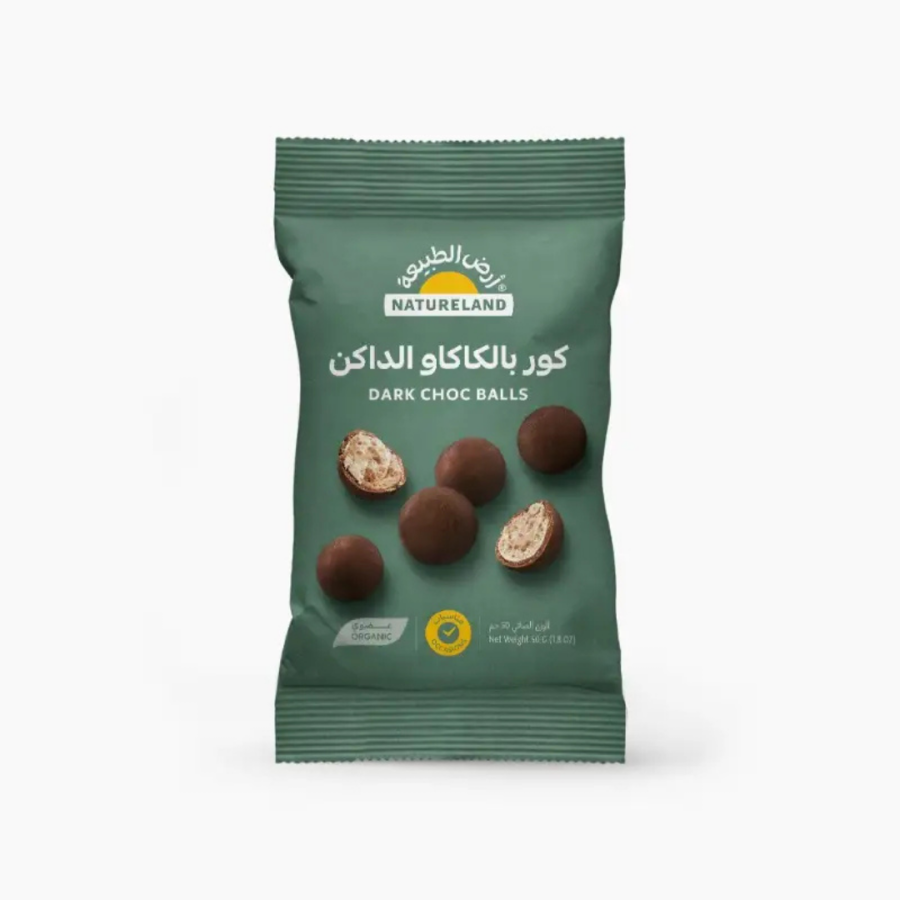 NL Natureland Dark Choc Balls 50g