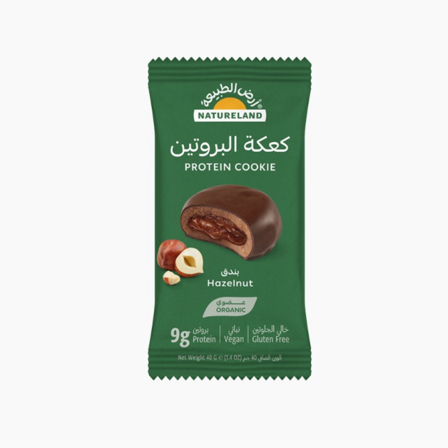 Natureland Date Oat Cookies - Hazelnut 40g