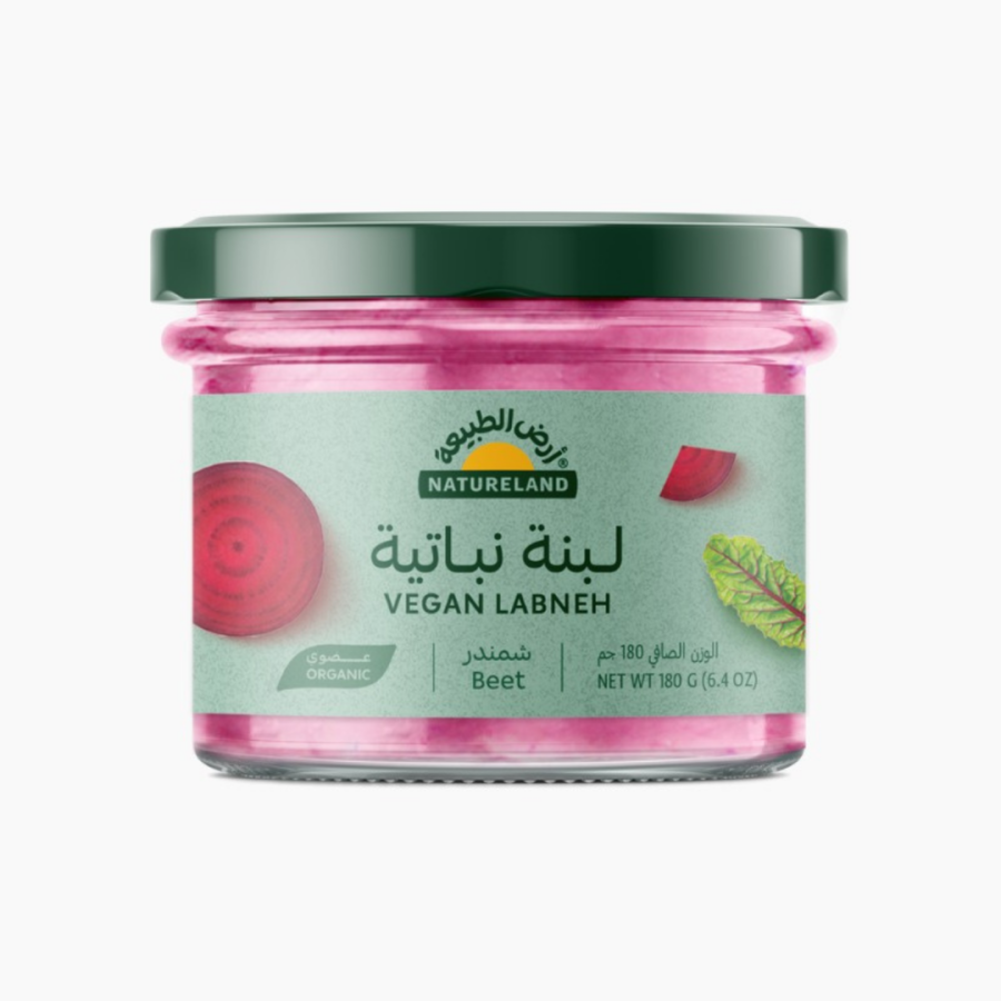 Natureland Beet Vegan Labneh 180g
