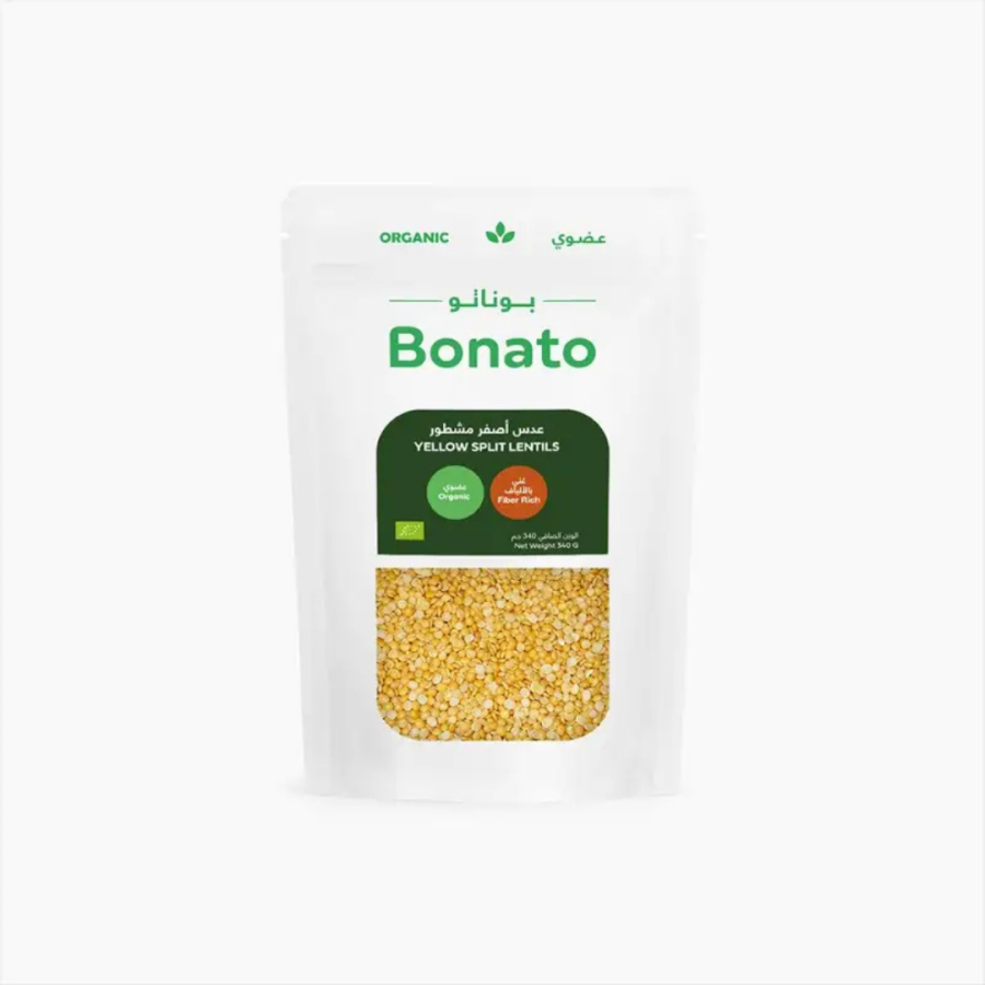 Natureland Organic Yellow Split Lentils 340g