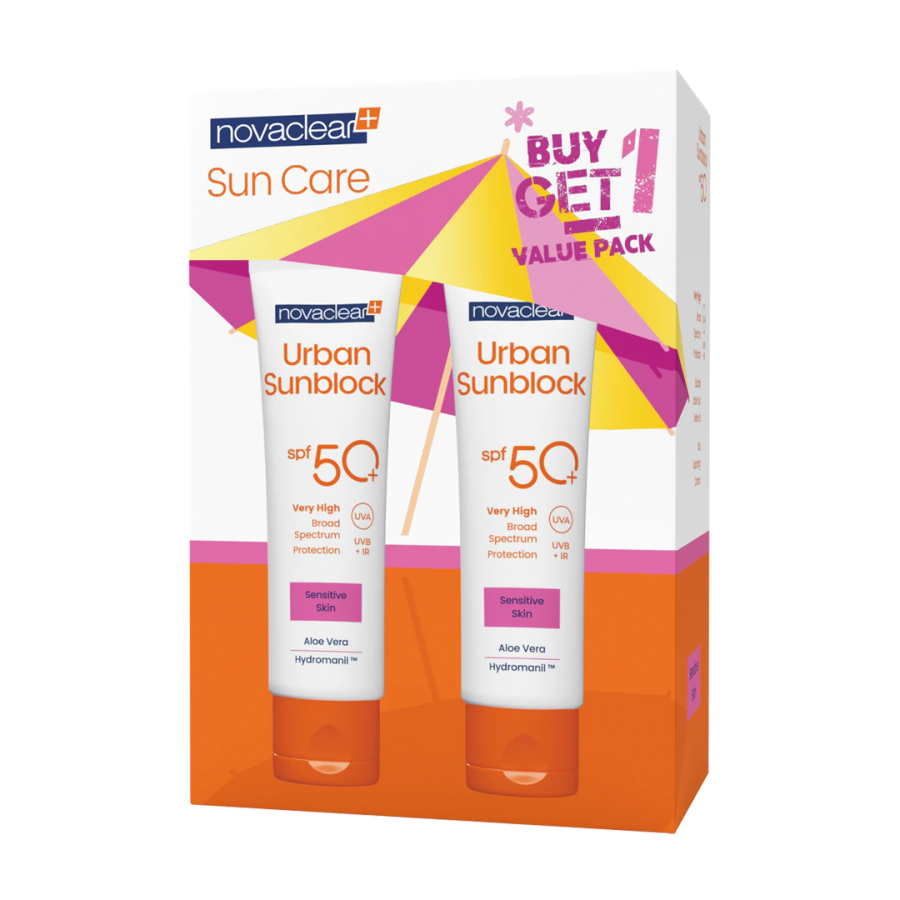 Novaclear Sun Care Set (Urban Sunblock SPF50+ Sensitive Skin)