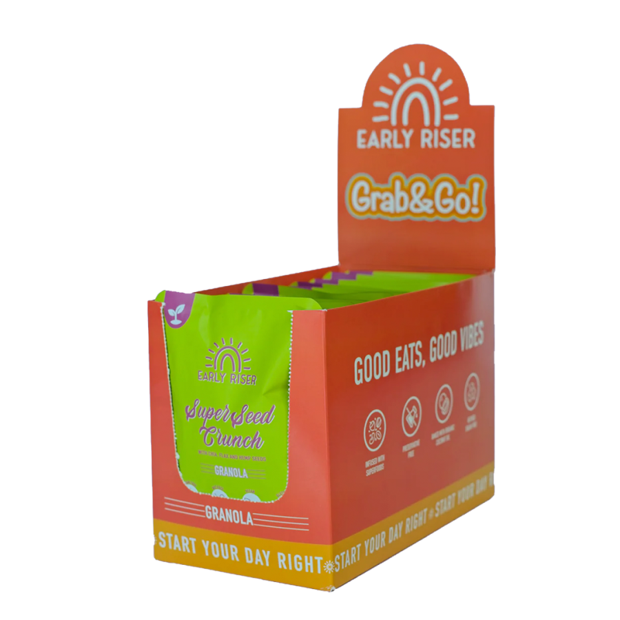 EARLY RISER Super Seed Crunch Granola 1 SACHET