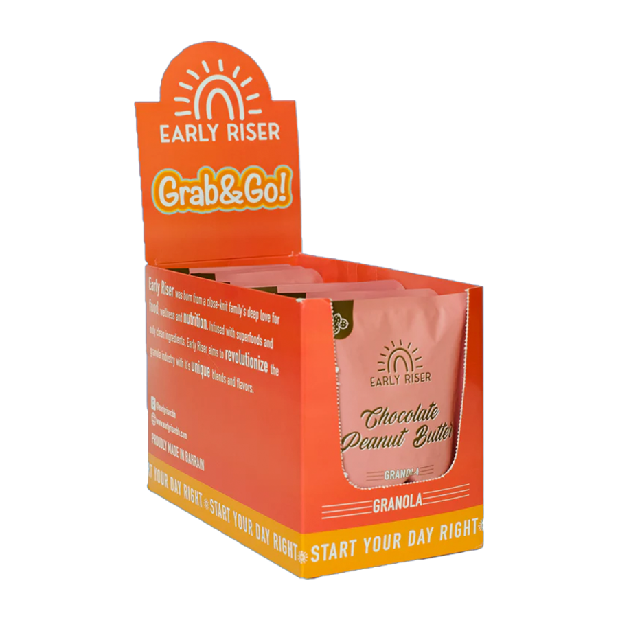 EARLY RISER Chocolate Peanut Butter Granola 1 SACHET