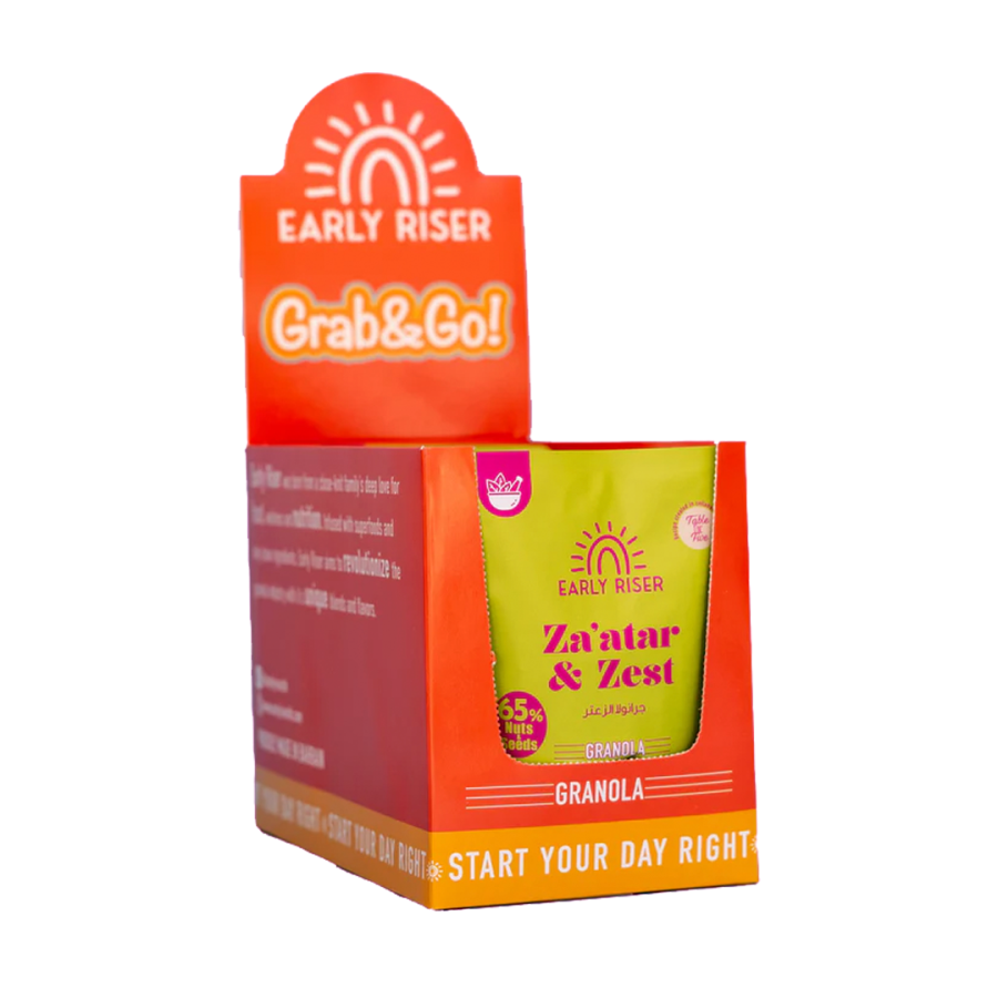 EARLY RISER ZAATAR AND ZEST GRANOLA 1 SACHET