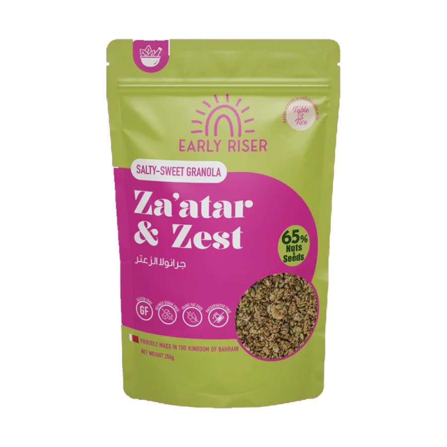 EARLY RISER ZAATAR AND ZEST GRANOLA