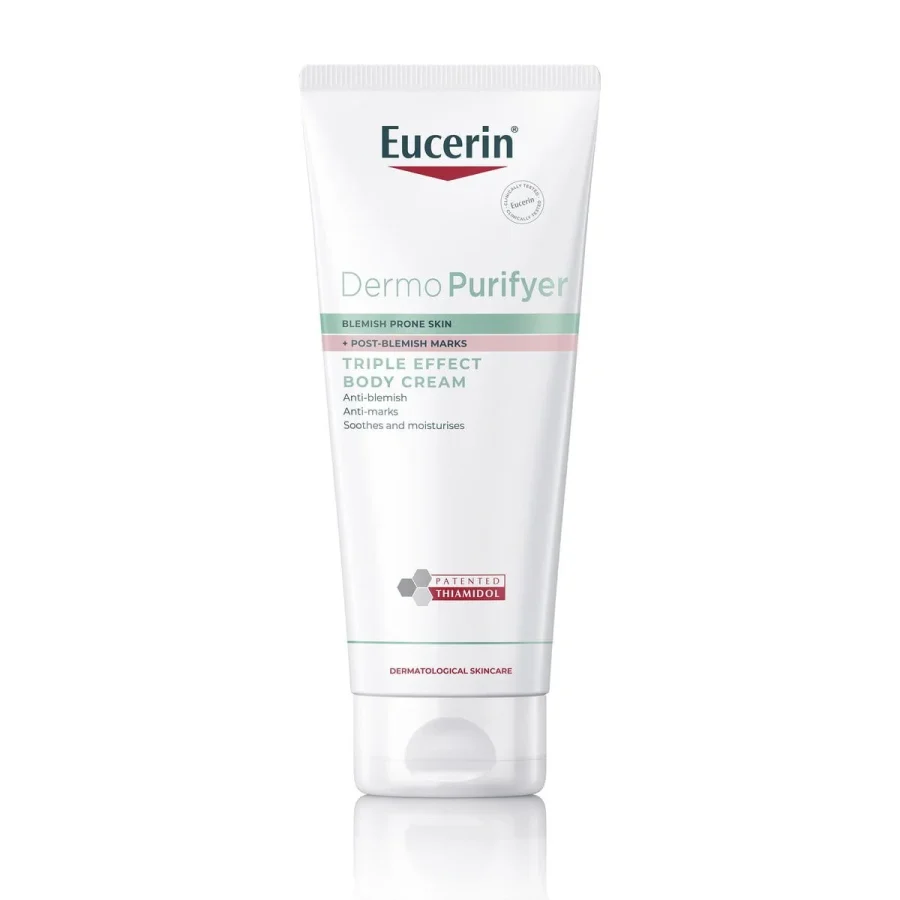 EUCERIN DERMO PURIFYER TRIPLE EFFECT BODY CREAM 200ML #99120