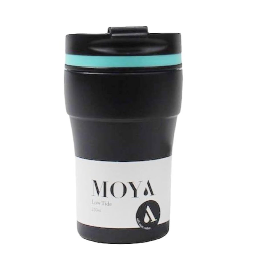 MOYA BLUE/BLACK TRAVEL MUG