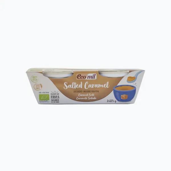 DESSERT CARAMEL SALE BIO 2X125G
