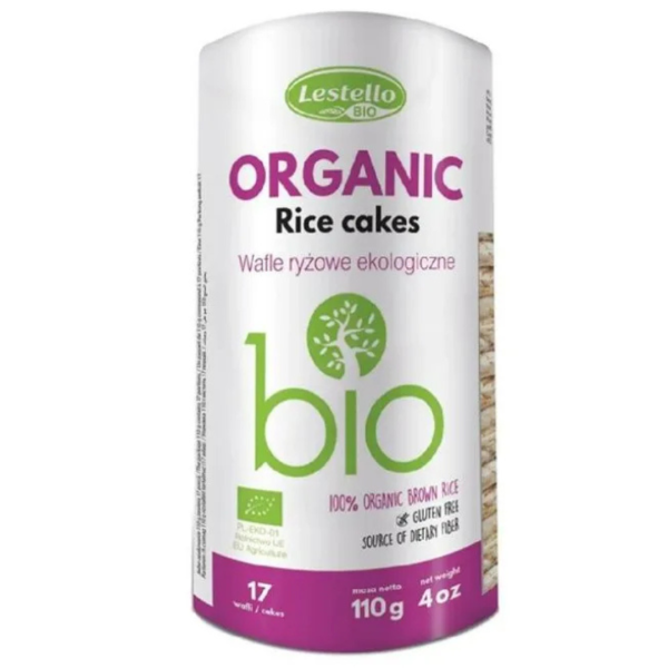 Lestello ORGANIC rice cakes natural  110g