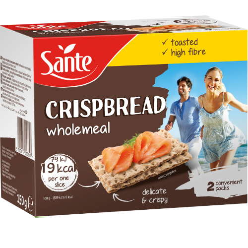 Sante Crispbread W.Meal 150g