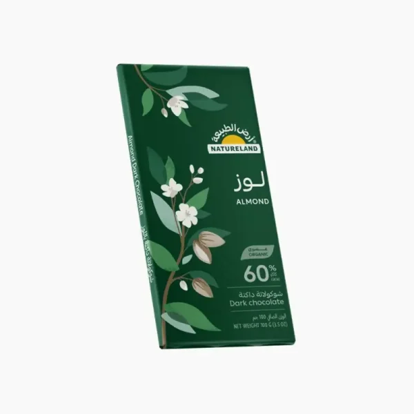 Natureland Almond Dark Chocolate 100g