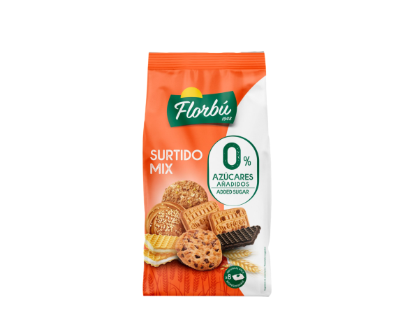FLORBU Zero Sugar Mix Biscuit & Waffer 270g