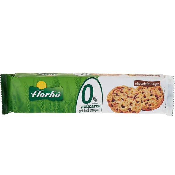 FLORBU Zero Sugar Chocolate  Cookies 185g
