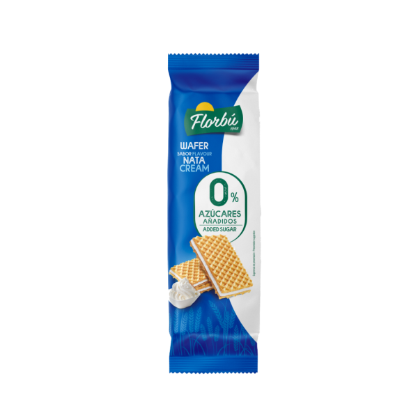 FLORBU Zero Sugar Wafer Nata Creram 150g