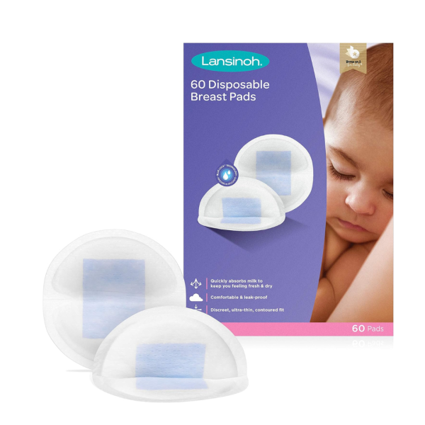 LANSINOH- DISPOSABLE NURSING PADS (PACK OF 60)