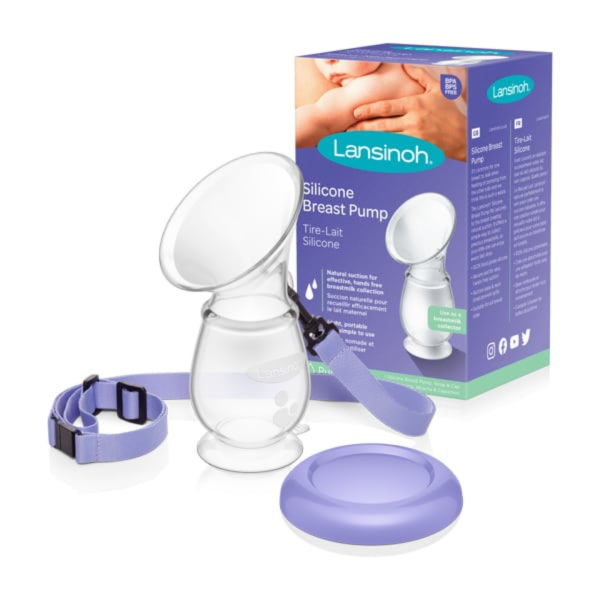LANSINOH - SILICONE MANUAL BREAST PUMP