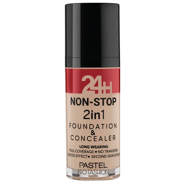 PASTEL PROFASHION 24H NON-STOP 2in1 FOUNDATION & CONCEALER 605