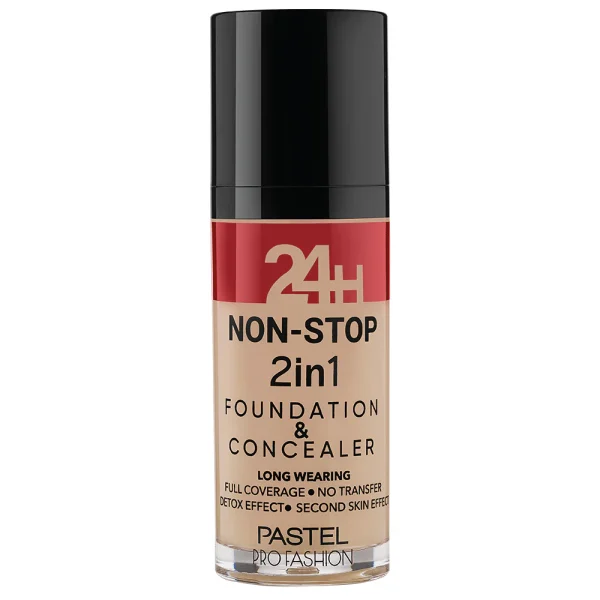 PASTEL PROFASHION 24H NON-STOP 2in1 FOUNDATION & CONCEALER 606
