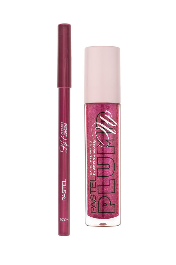 PASTEL LIP DUO( PLUMP UP GLOSS 207 + LIP CONTOUR LINER 52)