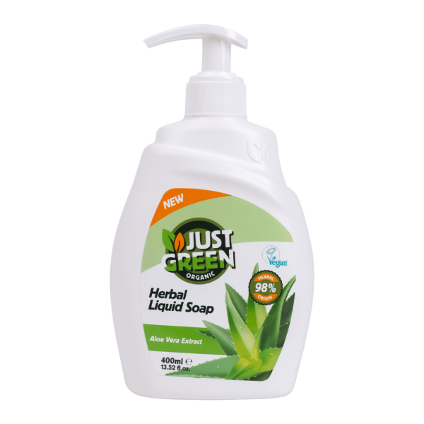 Just Green Aloevera Liquid Soap 400ml