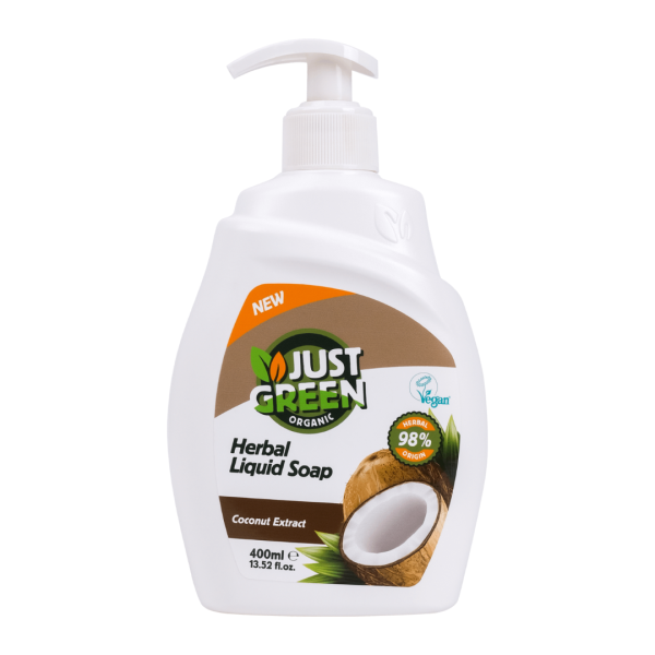 Just Green Coconut Liquid Soap 400ml