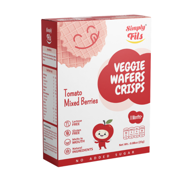 SIMPLY FILS TOMATO MIXED BERRIES VEGGIE WAFER CRISPS