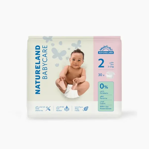 Natureland DIAPPERS SIZE 2 (3-6KG) 30PCS