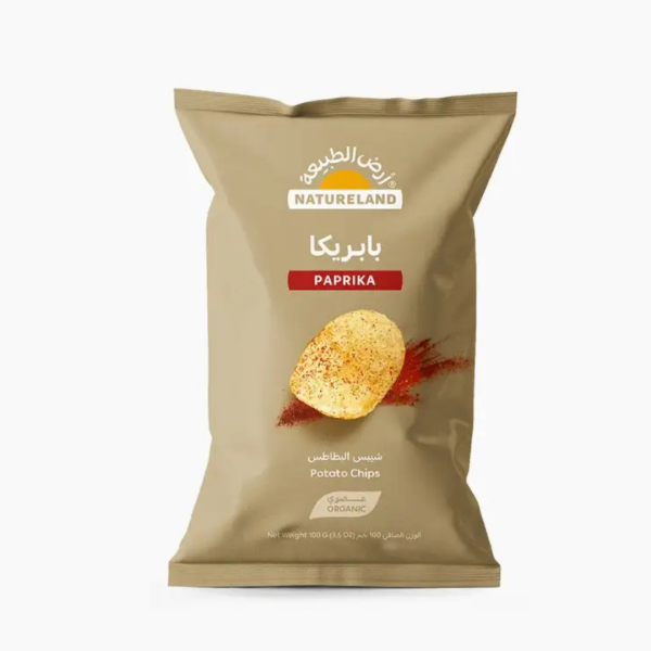 Natureland Bonato Organic Potato Chips - Paprika 100g
