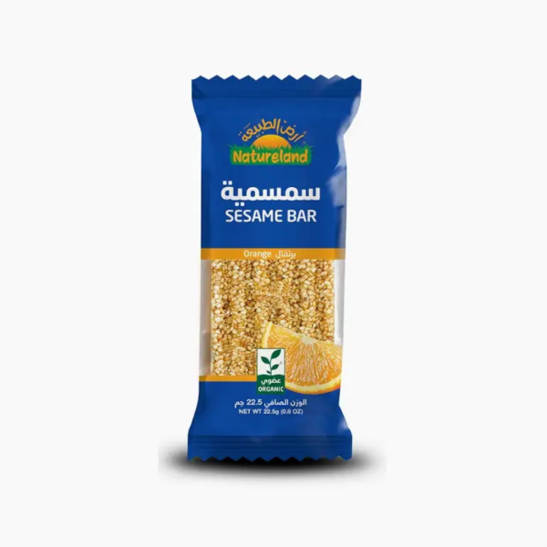Natureland Orange Sesame Bar 22.5g