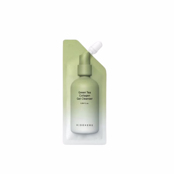 HIDEHERE Green Tea Collagen Gel Cleanser