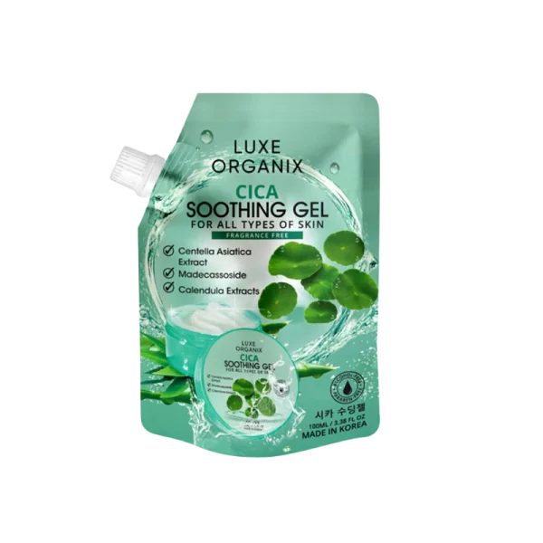 LUXE ORGANIX Cica Soothing Gel Sachet 100ml