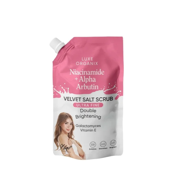 LUXE ORGANIX Salt Scrub Niacinamide + Alpha Arbutin 300g