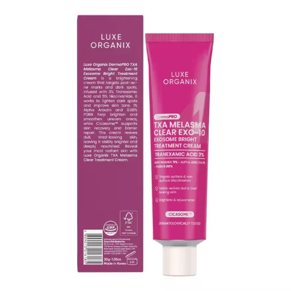 LUXE ORGANIX TXA Melasma Clear Treatment Cream 30g